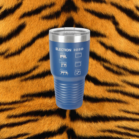 Joe Exotic Tiger King Laser Engraved 30 Oz Insulated Tumbler