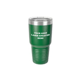 30oz Insulated Stainless Tumbler Custom Logo Laser Engraved