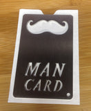 MAN CARD Wallet Sized Bottle Opener